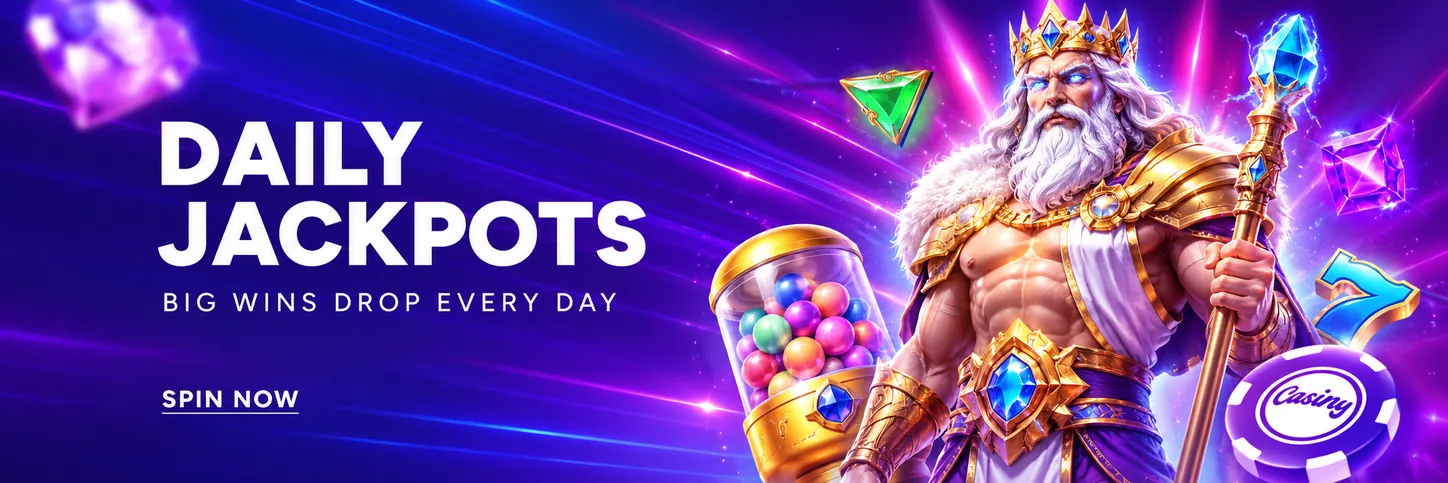 Casiny Casino Drops and Wins promotion banner