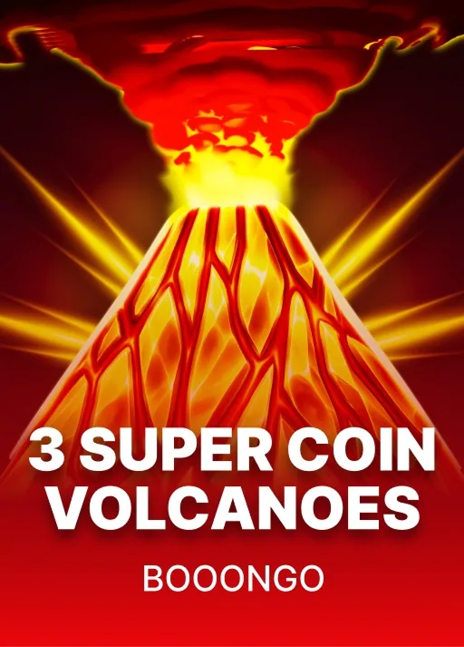 3 Super Coin Volcanoes game tile at Casiny Casino